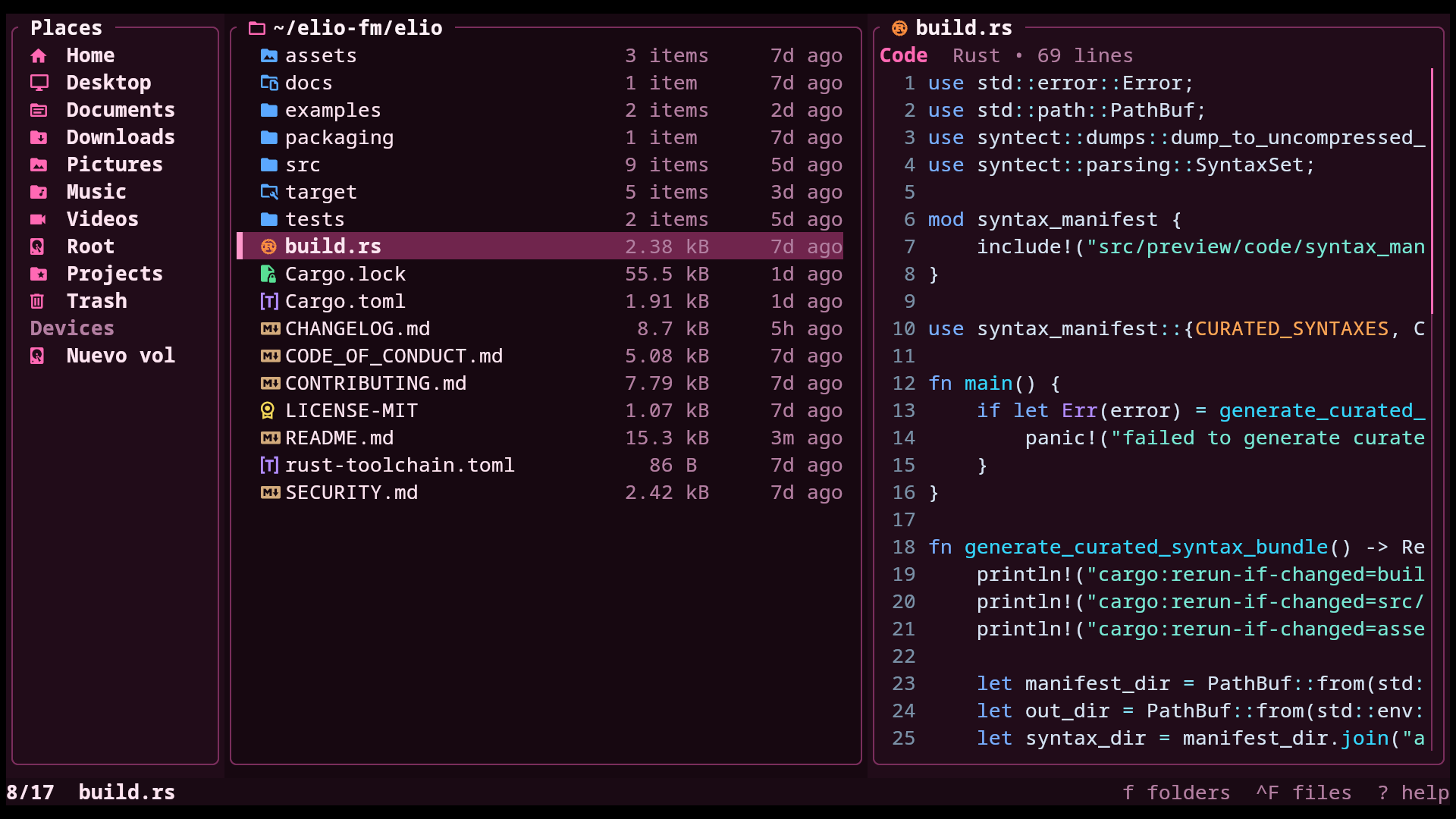 Neon Cherry theme screenshot